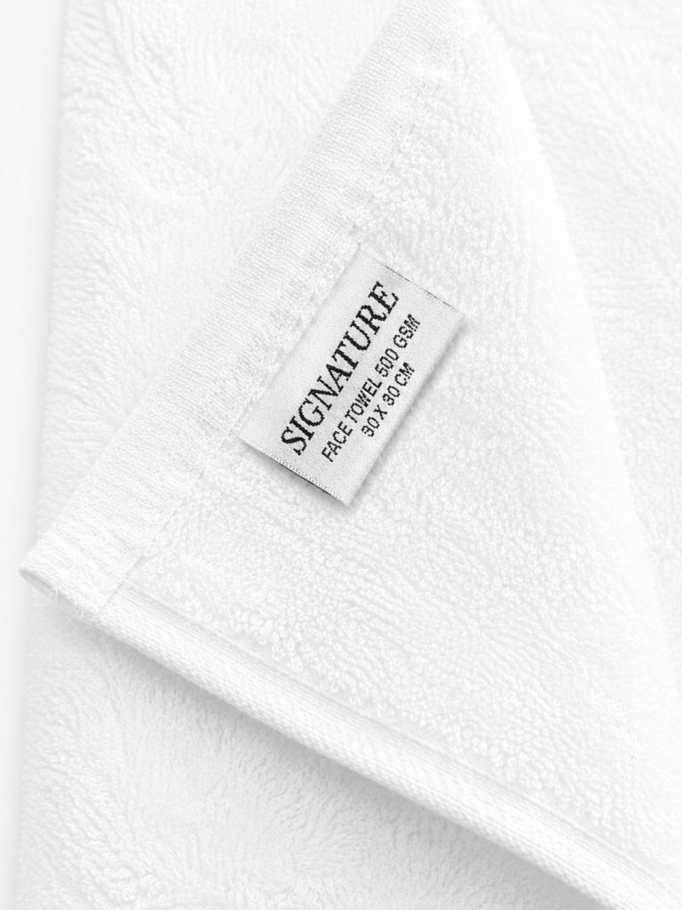 Face towels for hotels, spas and guest accommodation