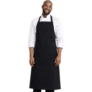 Unisex Adult Plain Apron Black