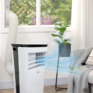 9000 BTU Mobile Air Conditioner Portable AC with Dehumidifier and Cooling Fan