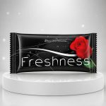 Royal Black Tissue Wet Towel