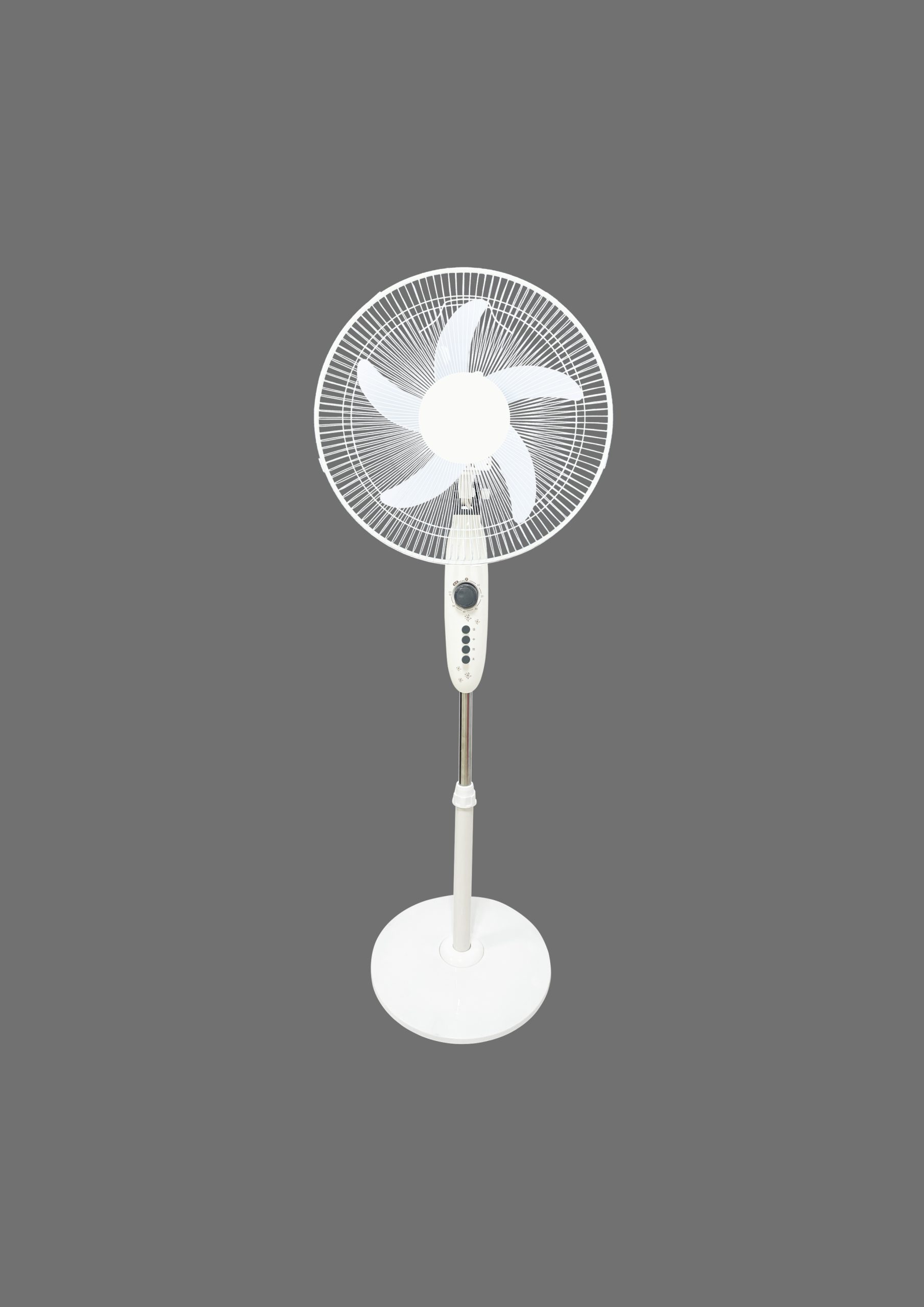 Floor Standing Pedestal smart 16 Inch 5 blades 3 Speed White Eco Air Cooling Fan - Image 3