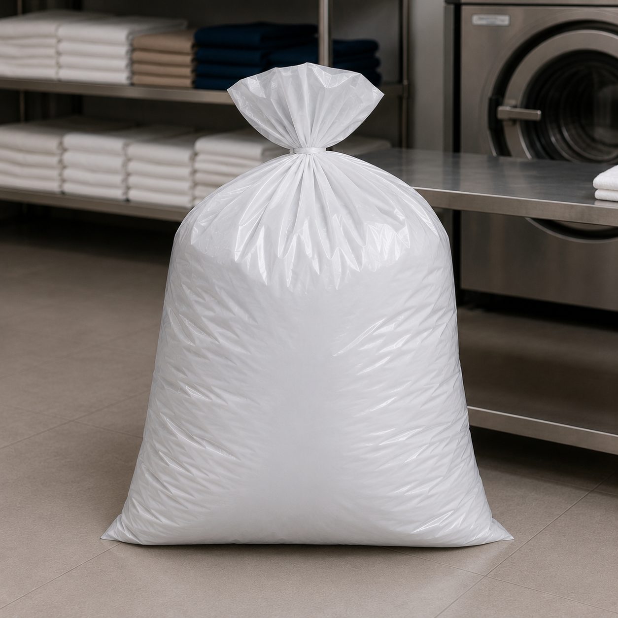 High Tensile Poly Bag – commercial laundry bags, UK Linen House